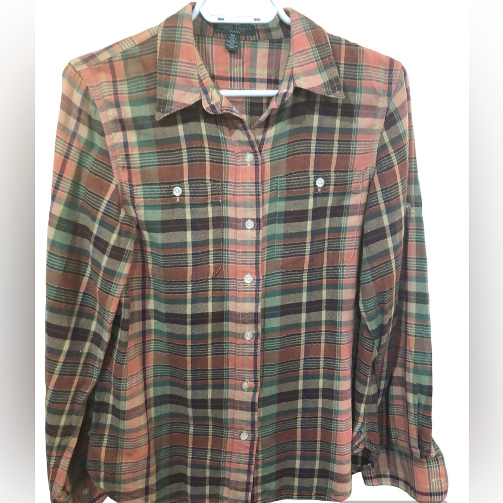 Ralph Lauren Lauren Jeans Co. Petite Medium long sleeve button up shirt